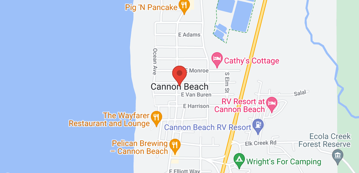 map of 9 Canyon Beach BY